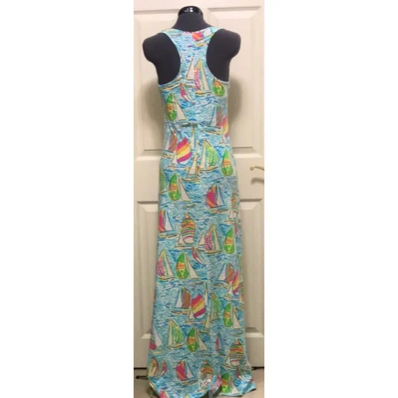 Lilly Pulitzer You Gotta Regatta Treena Maxi Dress - Picture 12 of 16